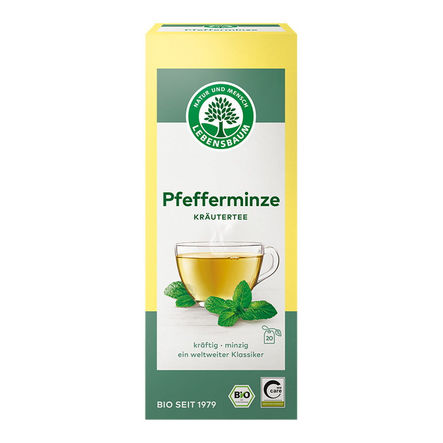 Demeter Bio Pfefferminz Tee von Lebensbaum, 20 Teebeutel