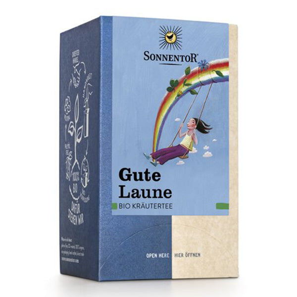 Sonnentor Bio Kräutertee Gute Laune, 18 Teebeutel, vegan