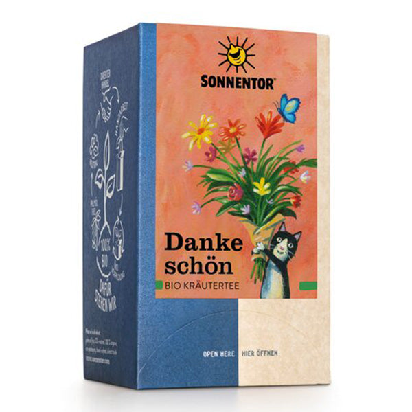Sonnentor Bio Kräutertee Dankeschön, 18 Teebeutel, vegan