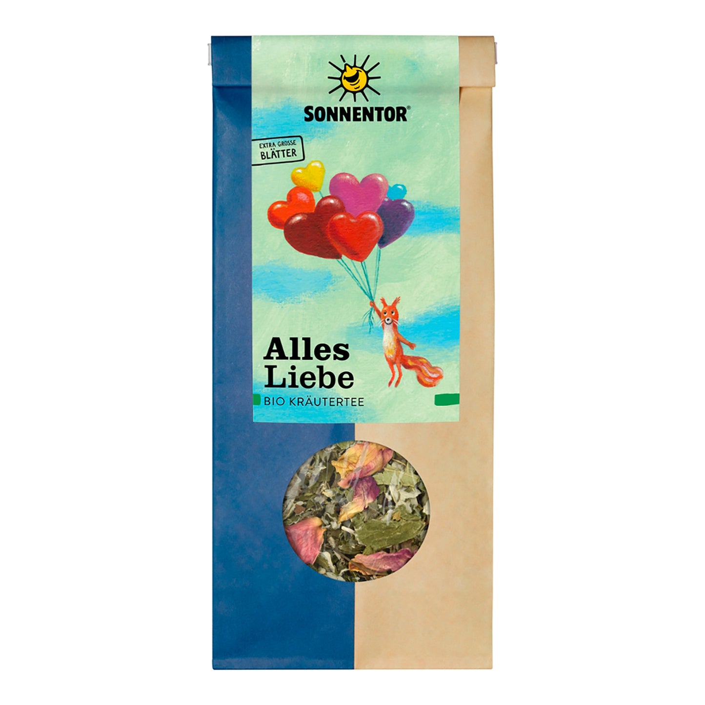 Bio-Kräutertee Alles Liebe von Sonnentor, 50 g – loser Kräutertee mit blumig-fruchtigem Aroma