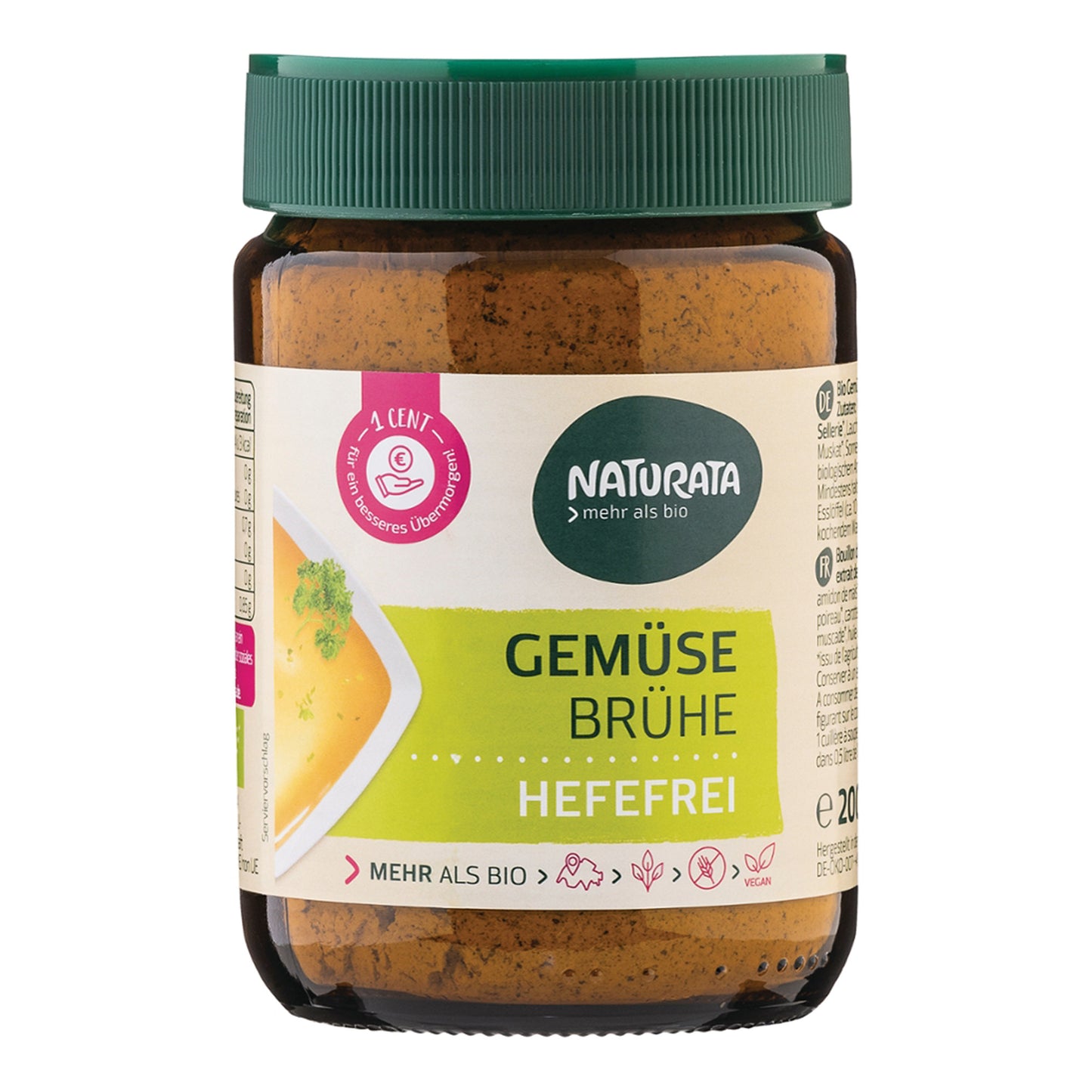 Bio Gemüsebrühe mediterran von Naturata, 200g