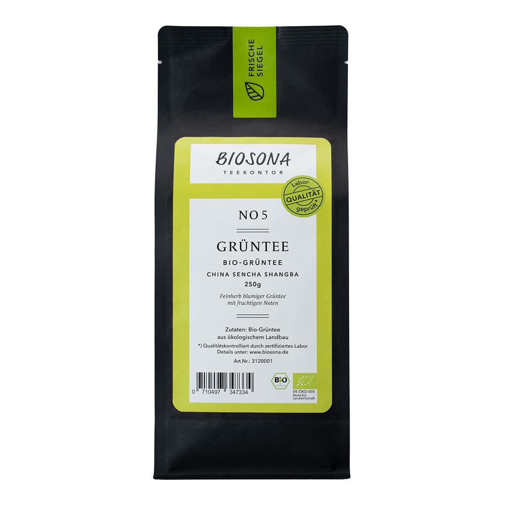Grüner Bio-Tee Sencha, 250g von Biosona
