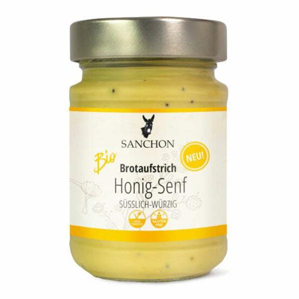 Bio Sandwichcreme Honig-Senf, 135g von Sanchon