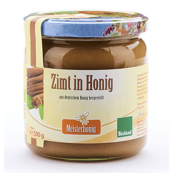 Bio Zimt in Honig aus Deutschland, 500g von Meisterhonig