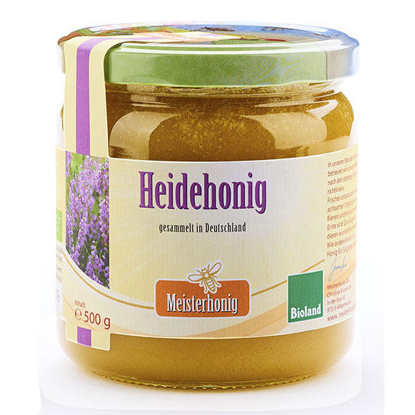 Bio Heidehonig aus Deutschland von Meisterhonig, 500g