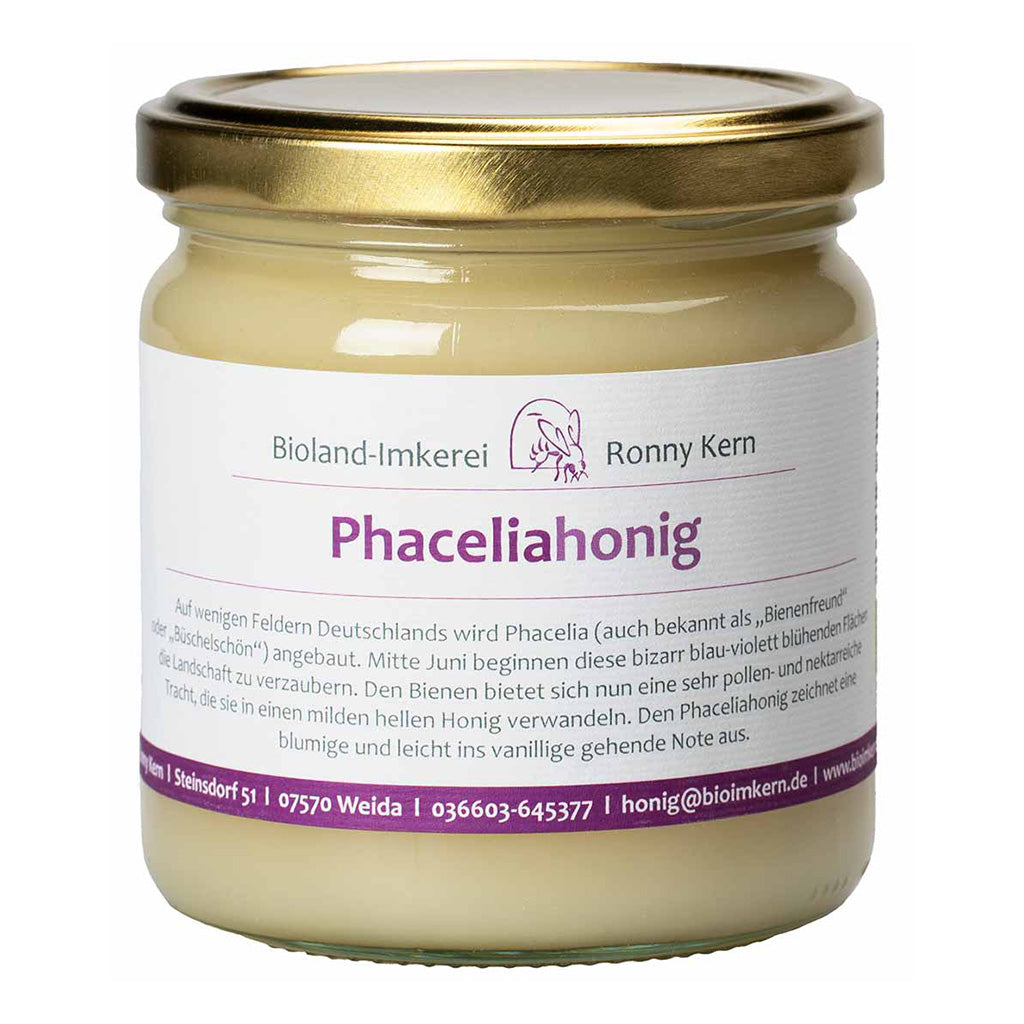 Bio Phaceliahonig aus Deutschland, 500g