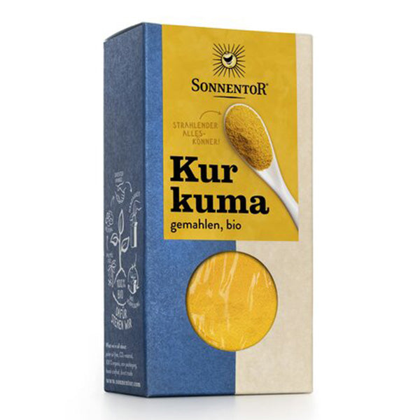 Bio Gewürz Kurkuma gemahlen von Sonnentor, 40g, vegan