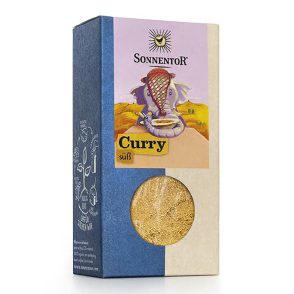 Bio Gewürz Curry süß, gemahlen von Sonnentor, 50g, vegan