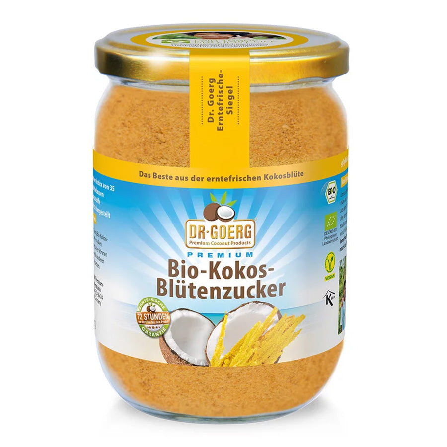 Bio-Kokosblütenzucker von Dr.Goerg, 280g, vegan