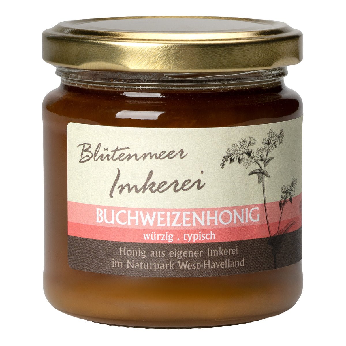 Bio-Buchweizenhonig feincremig und würzig, 250g