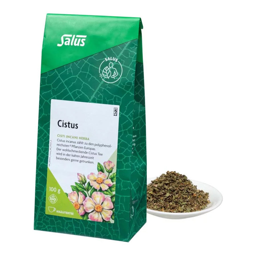 Salus Bio Cistus Kräutertee lose 100 g – wohlschmeckender Cistus incanus Kräutertee, vegan