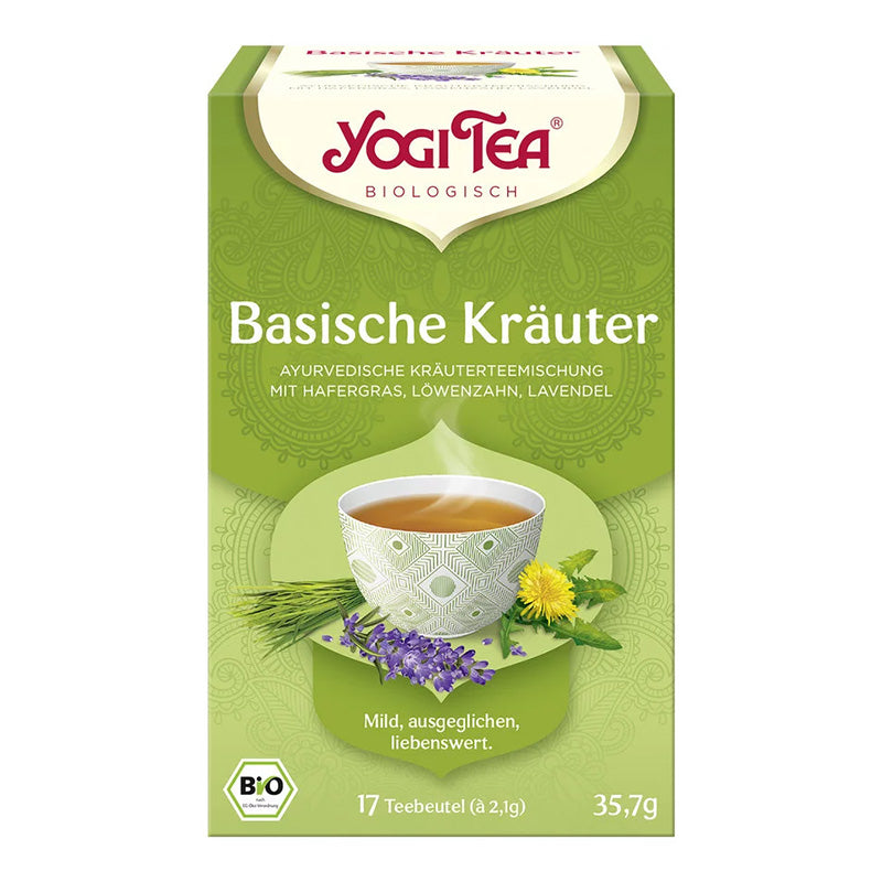 Bio Tee Basische Kräuter von Yogi Tea, 17 Teebeutel