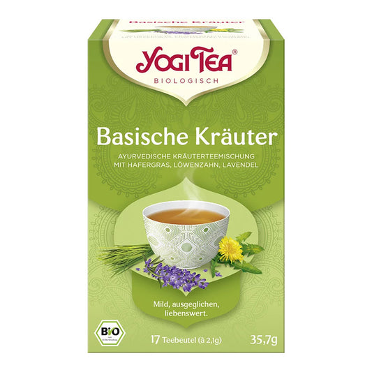 Bio Tee Basische Kräuter von Yogi Tea, 17 Teebeutel