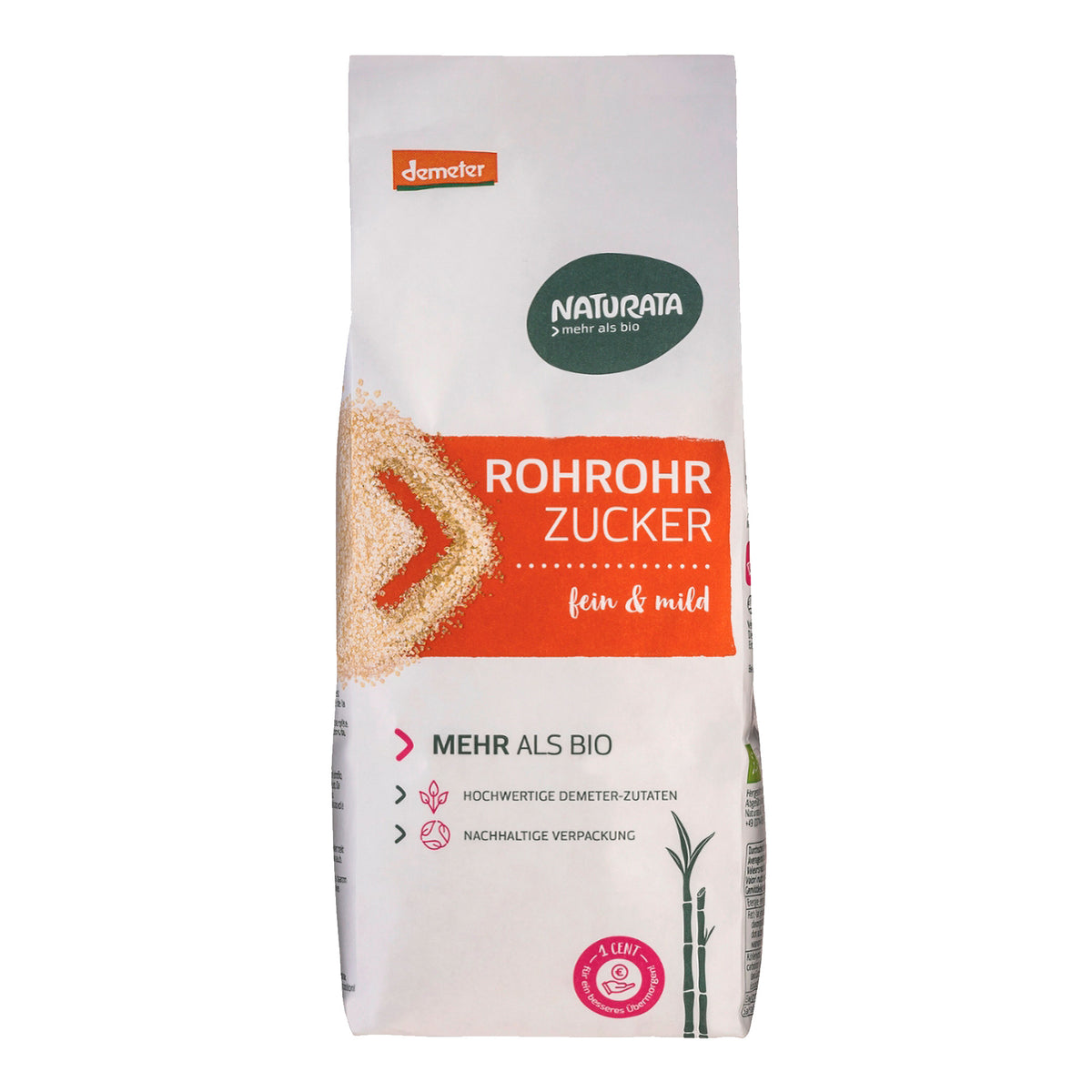 Naturata Demeter Bio-Rohrohrzucker, 1 kg