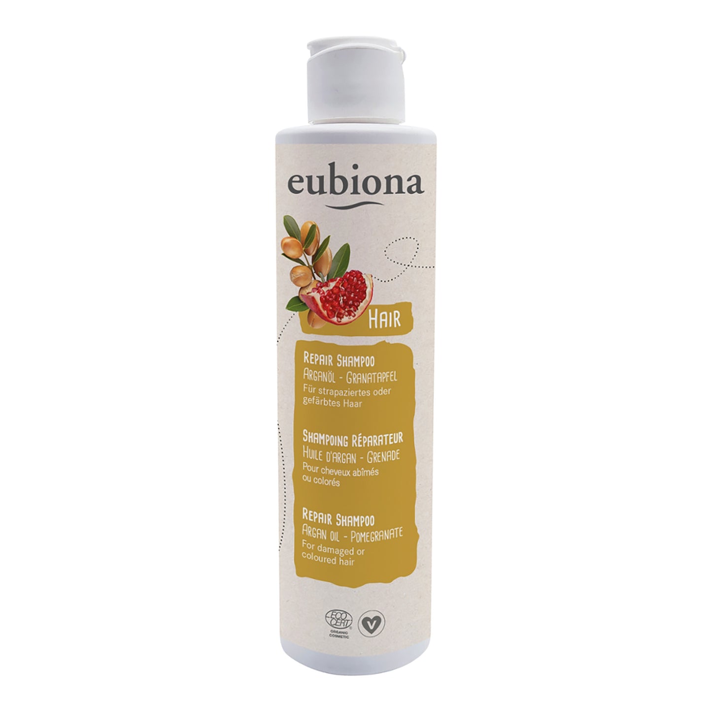 Shampoo Repair Klettenwurzel Arganöl – Pflege für strapaziertes und gefärbtes Haar, 200ml