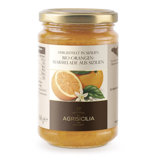 Bio Orangen Marmelade von Agrisicilia, 360g
