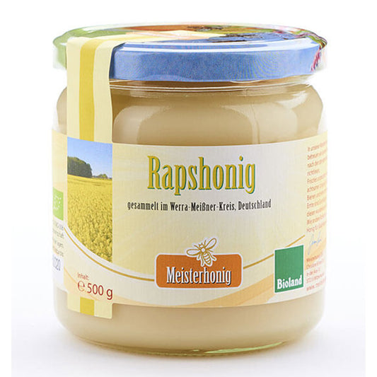 Bio Rapshonig aus Deutschland, 500g von Meisterhonig