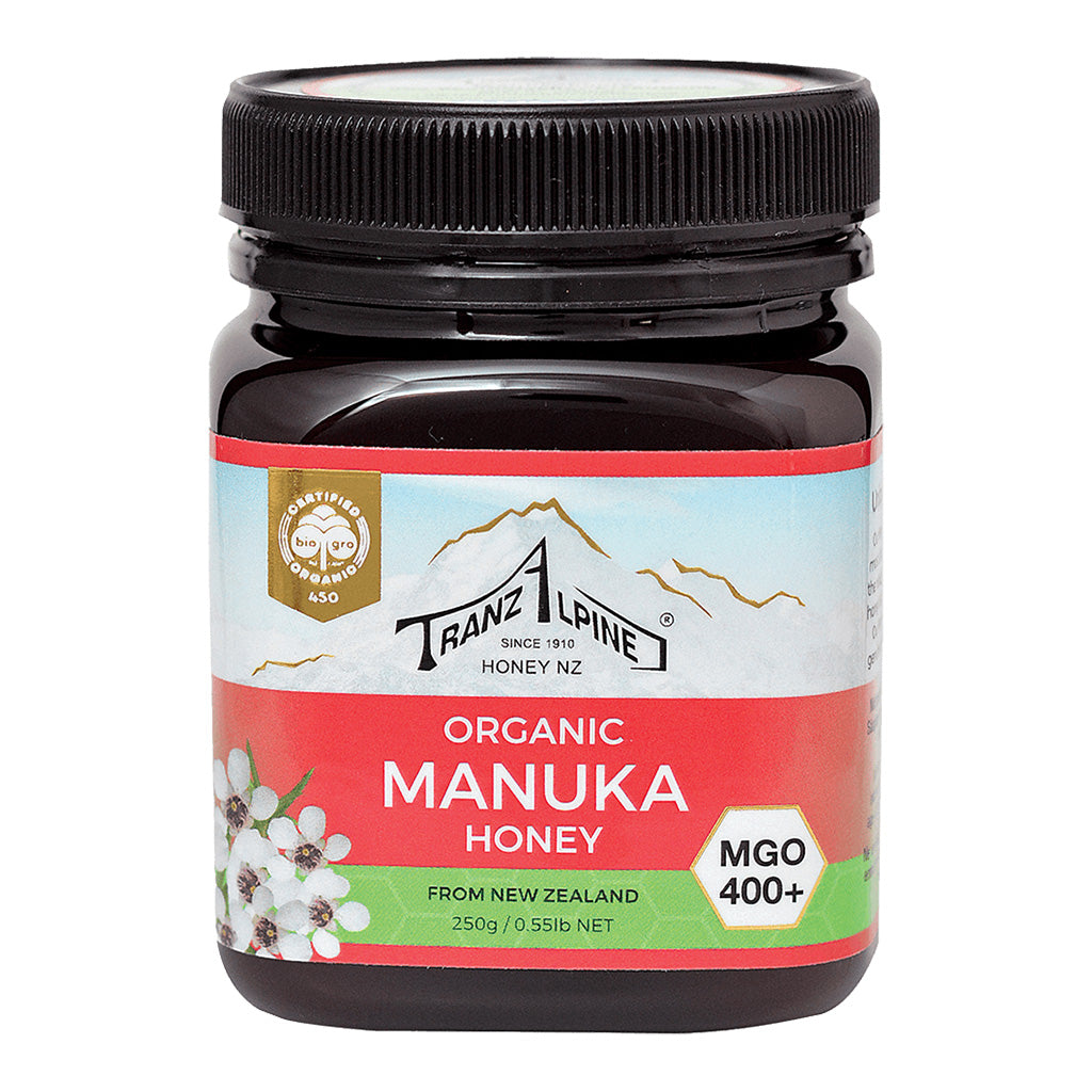 Bio Manukahonig MGO 400+, 250g von Hoyer TranzAlpine