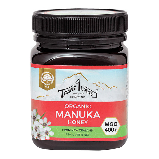 Bio Manukahonig MGO 400+, 250g von Hoyer TranzAlpine