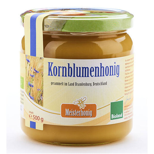Bio Kornblumenhonig aus Deutschland von Meisterhonig, 500g