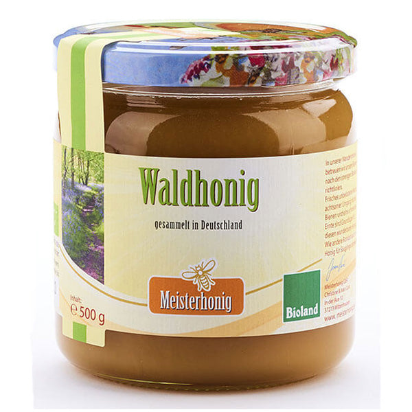 Bio Waldhonig cremig aus Deutschland von Meisterhonig, 500g