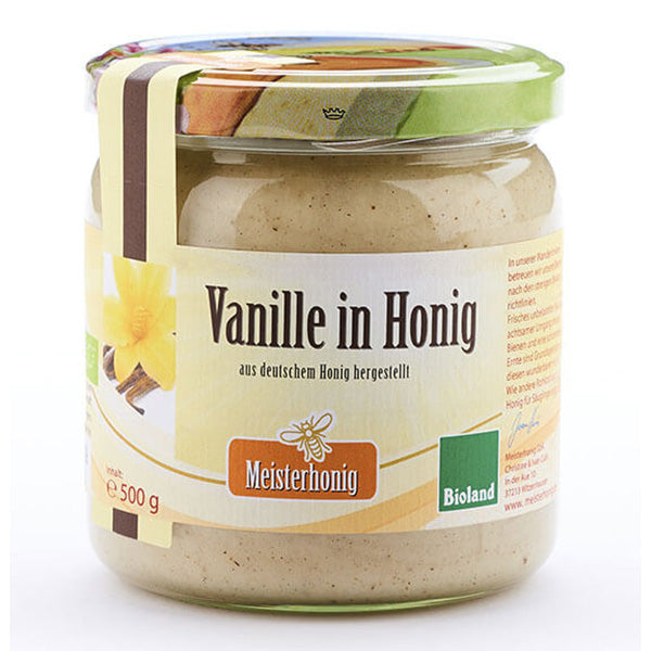 Bio Vanille in Honig aus Deutschland von Meisterhonig, 500g