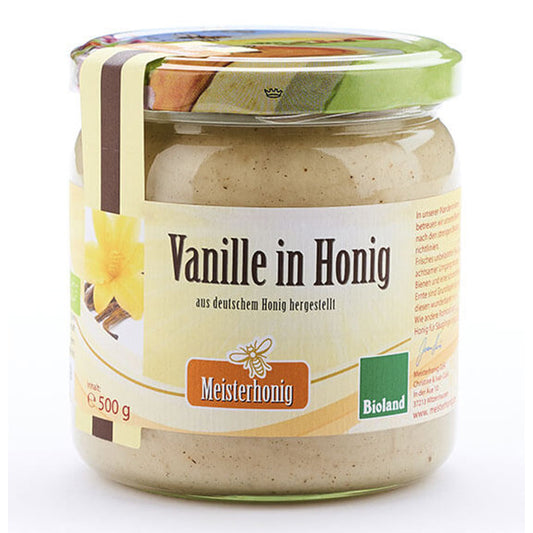 Bio Vanille in Honig aus Deutschland von Meisterhonig, 500g