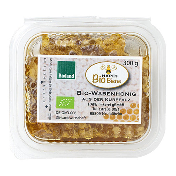 Bio-Wabenhonig aus Deutschland, Bioland-Qualität, 300g