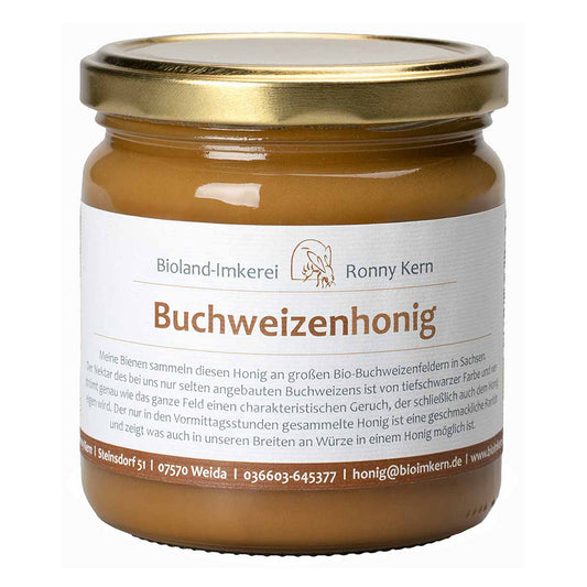 Bio Buchweizenhonig aus Deutschland, 500g