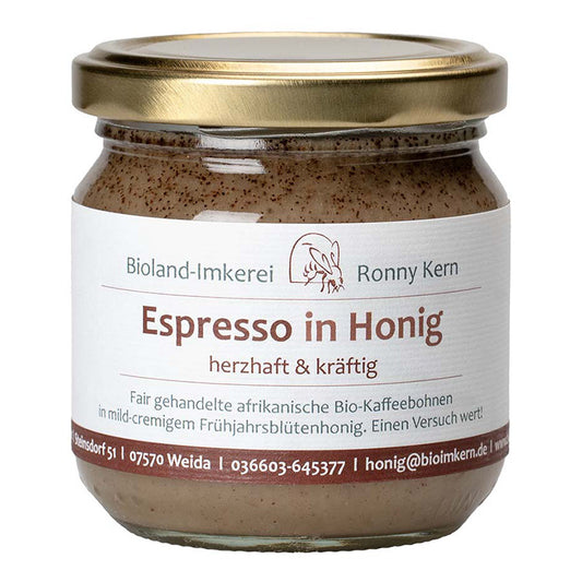 Espresso in Honig aus Deutschland, Bio, 250g