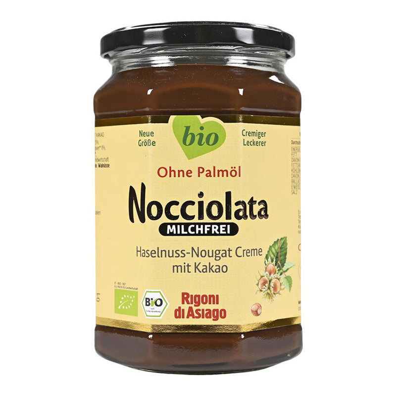 Bio Nuss-Nougat-Creme Nocciolata milchfrei, 650g von Rigoni di Asiago