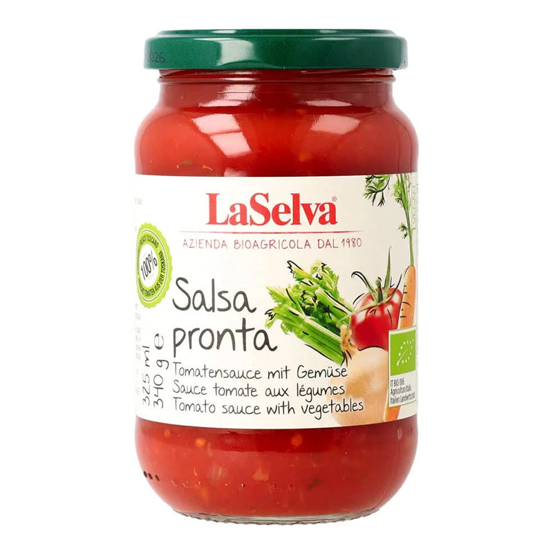 LaSelva Bio Tomatensauce mit Gemüse, 340g