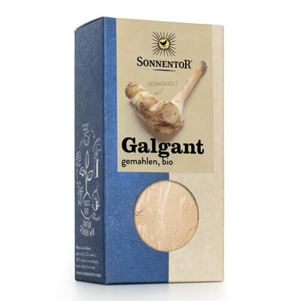 Hildegard Galgant Bio-Gewürz von Sonnentor, gemahlen– pfeffrige Ingwer-Alternative mit frischer Zitrusnote