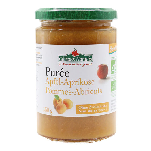 Demeter Kompott Apfel-Aprikose von Cóteaux Nantais, 360g