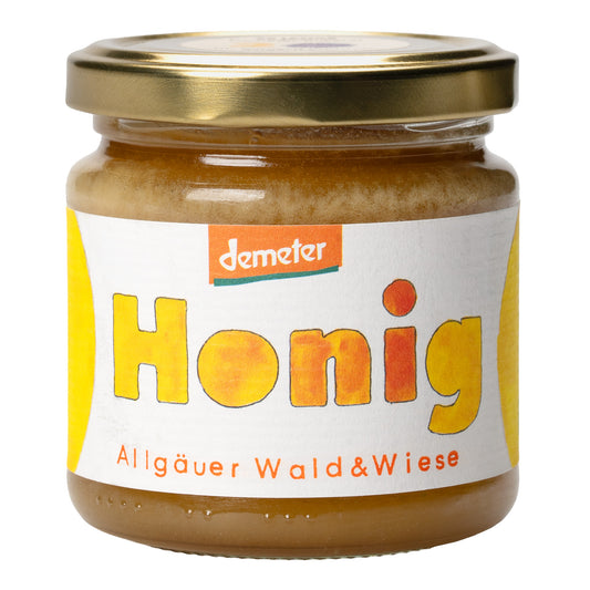 Cremiger aromatisch süßer, feinwürziger Honig, 250g