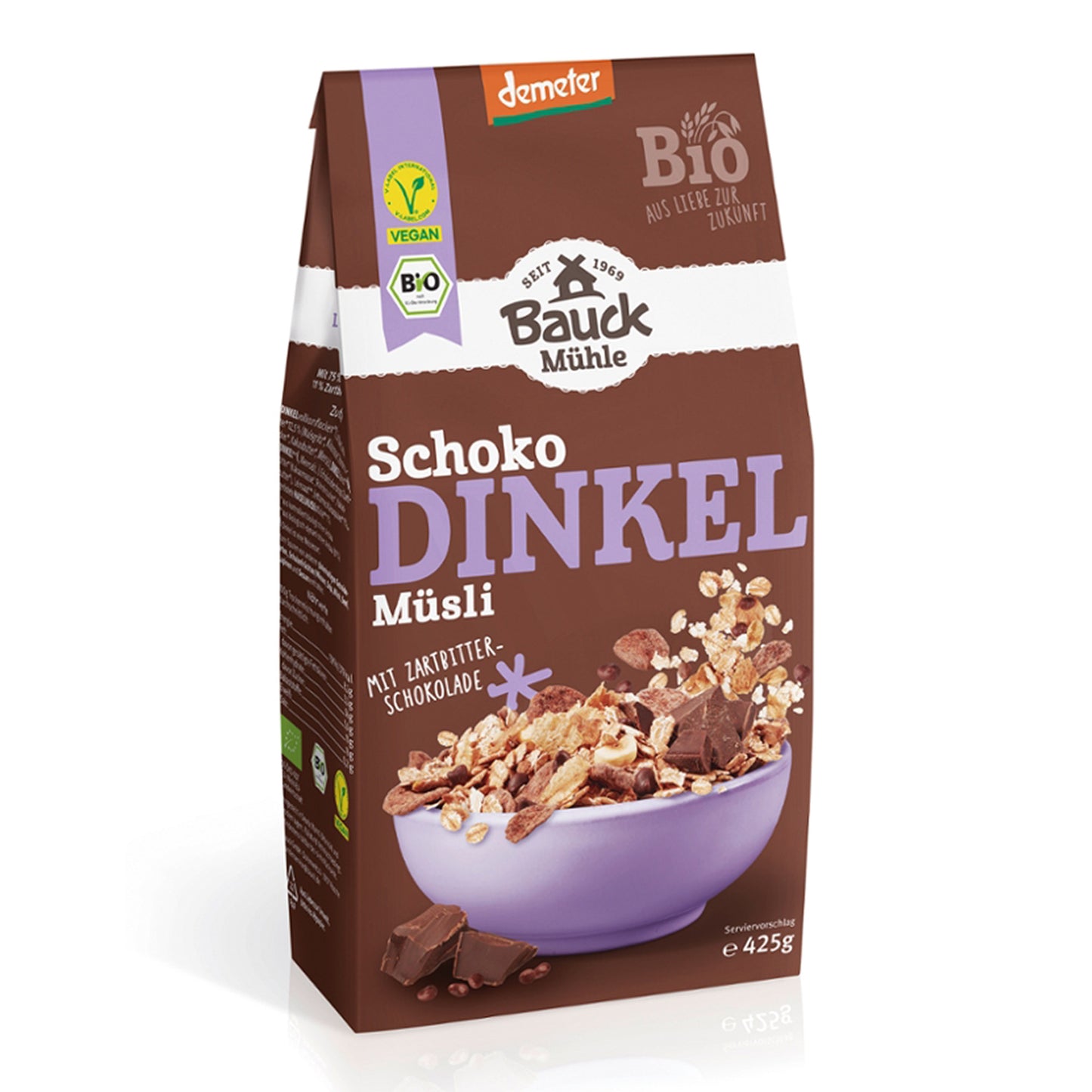 Demeter Schoko Dinkel Müsli von Bauckhof, 425g
