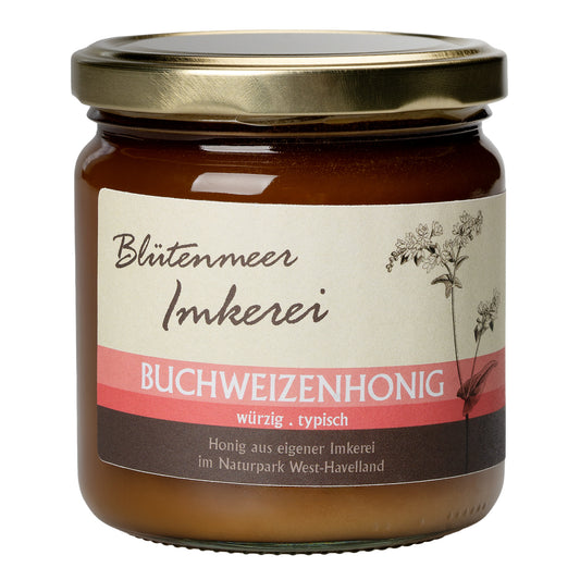 Bio-Buchweizenhonig feincremig und würzig, 500g