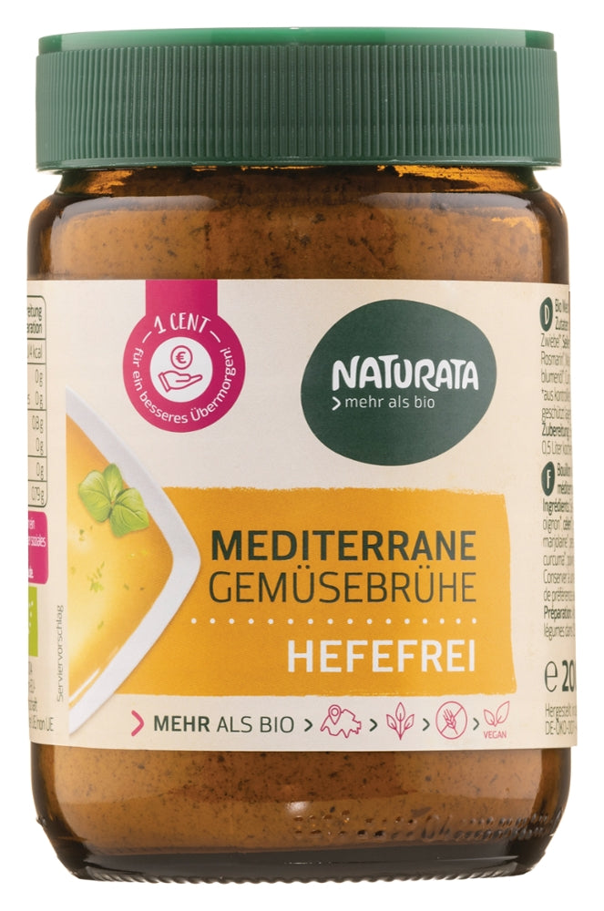 Bio Gemüsebrühe mediterran von Naturata, 200g