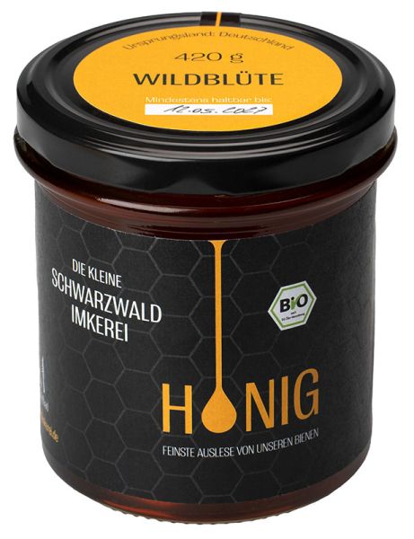 Bio Wildblütenhonig aus dem Schwarzwald, 420g