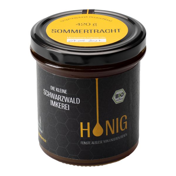 Bio Sommertrachthonig aus dem Schwarzwald, 420g
