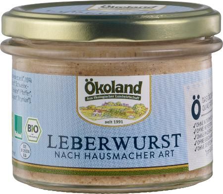 Ökoland Bio Leberwurst nach Hausmacher Art, 160g