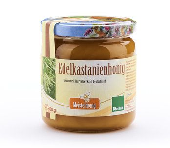 Bio Edelkastanienhonig aus Deutschland von Meisterhonig, 500g