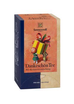 Sonnentor Dankeschön Bio Kräutertee, 18 Doppelkammerbeutel