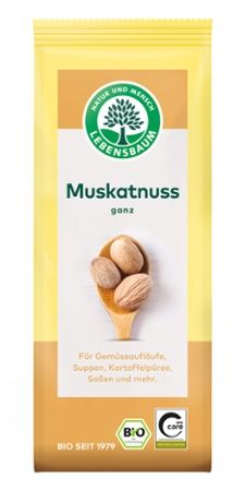 Bio Gewürz Muskatnuss, ganz, 3 Stück von Lebensbaum