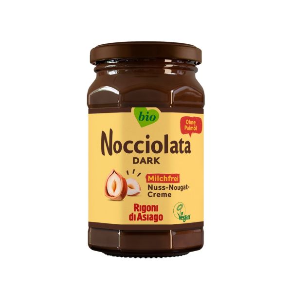 Bio Nuss-Nougat-Aufstrich milchfrei Nocciolata von Rigoni di Asiago, 250g