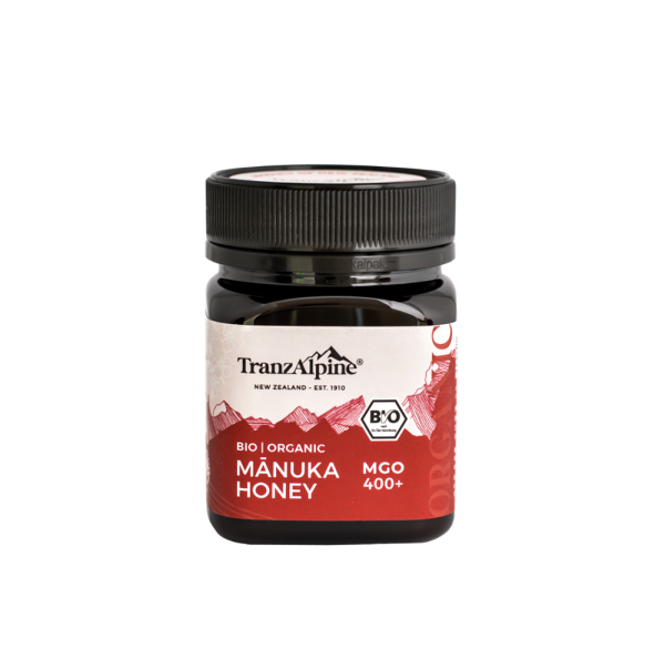 Bio Manukahonig MGO 400+, 250g von Hoyer TranzAlpine