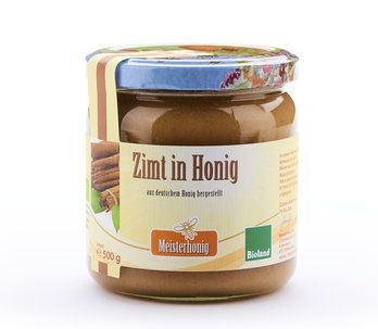 Bio Zimt in Honig aus Deutschland, 500g von Meisterhonig
