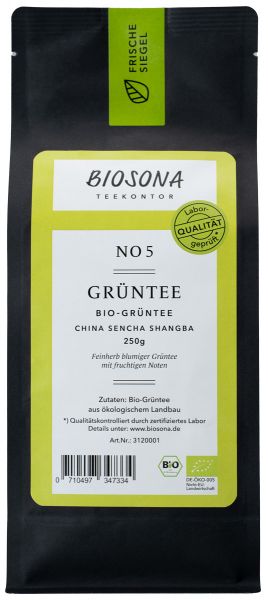 BIOSONA No.5 Sencha Bio-Grüntee, 250g