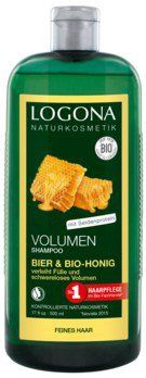 Logona Volumen Shampoo mit Bier & Bio-Honig, 500ml