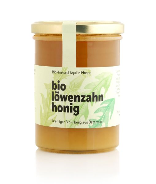 Bio Löwenzahnhonig aus Österreich, cremig, 520g